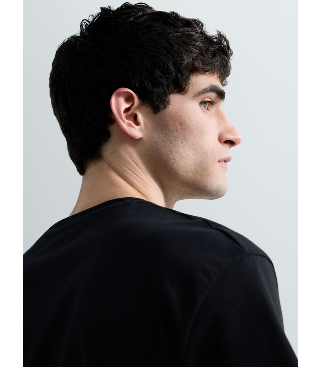 ヘビーコットンジャージーRロゴTシャツ 詳細画像 ブラック 7